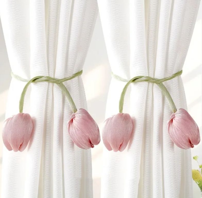 Завязки "Тюльпаны" - декор для бокалов, салфеток