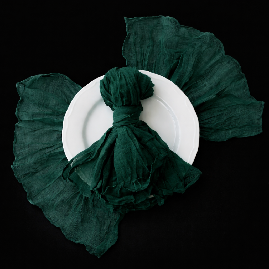 Тканевая салфетка VOUX Зелёная